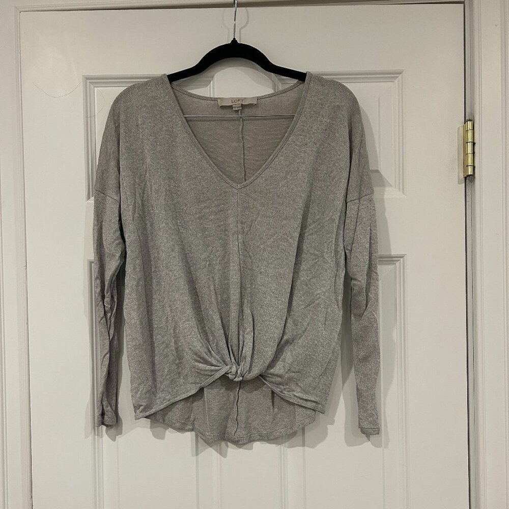 Grey Long Sleeve Loft Shirt